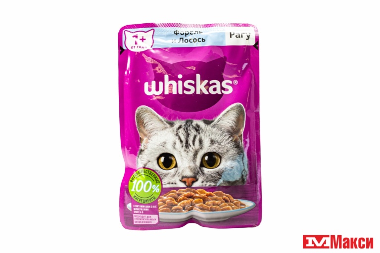 Whiskas рагу с форелью