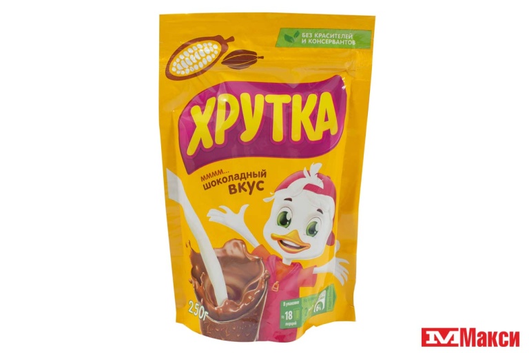 Гр какао. Какао Хрутка 250г. Какао-напиток Nestle Хрутка быстрорастворимый 250г.